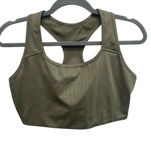 Nike Dri fit women’s sports bra green plus size 1x activewear